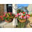 Artificial Faux Hanging Plants Flowers Basket for Summer Outdoor Outside Decoration-1063711739