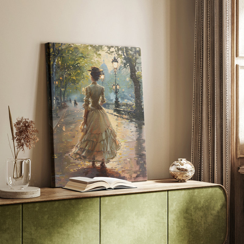 WCCEN Series DCCXV - Toile tendue avec châssis Premium - Prêt à être accroché, H 48 po x l 32 po