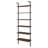 Christy Walnut Owens 96-Inch 6-Shelf Wall Bookshelf