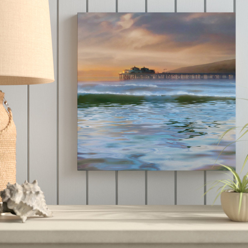 «The Pier», reproduction, H 24 po x l 24 po x P 1,5 po, Toile tendue