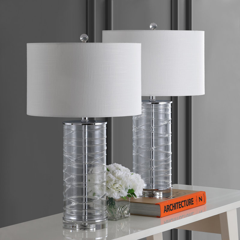 Ensemble de lampes de table 28 po Coughlin, Transparent