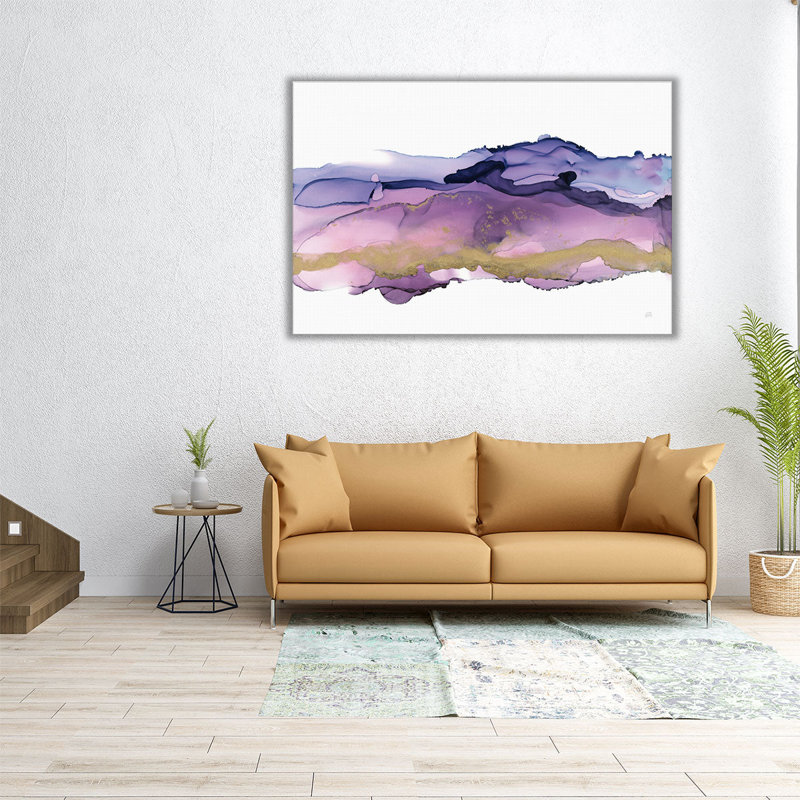 Encre côtière III - reproduction d'art sur toile, H 20 po x l 30 po