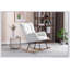 Chaise berçante en tissu Teddy-368429979