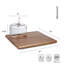 Glenwood Square Serve Board with Cloche