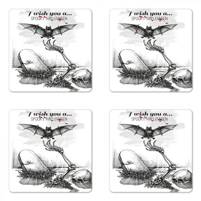 Square 4 Piece Coaster Set