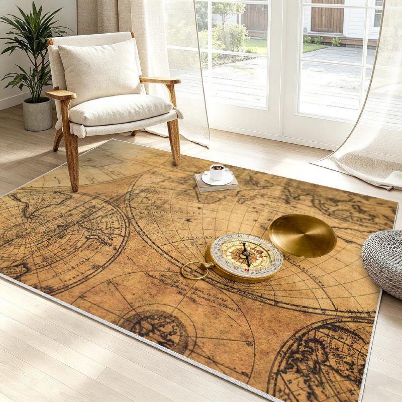 Tapis d'intérieur lavable à la carte Clear World, Rectangle 39 po x 63 po