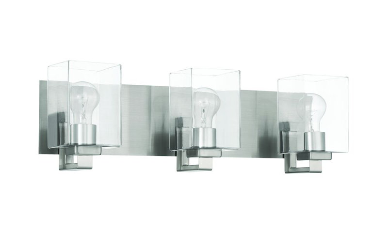 McClane 3 - Light Vanity Light, Brushed Nickel