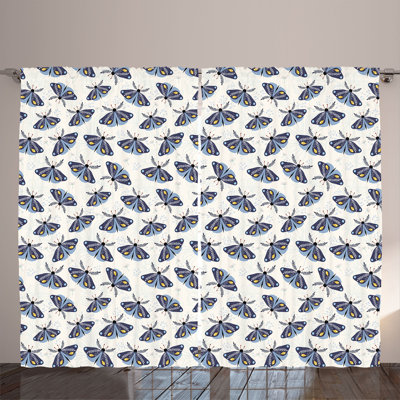 Semi Sheer Curtain Pair