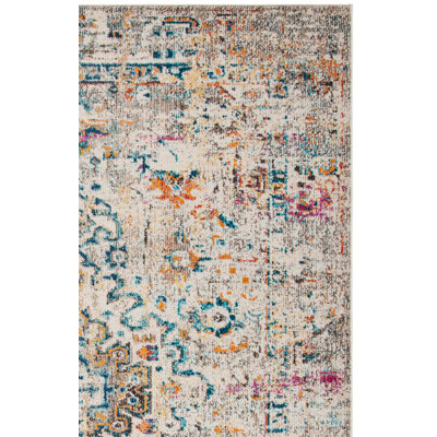 Felty Oriental Black/Gold Area Rug