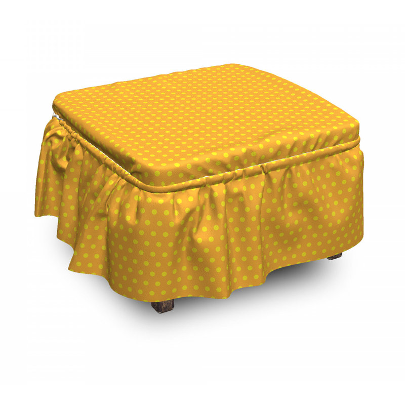 Box Cushion Ottoman Slipcover