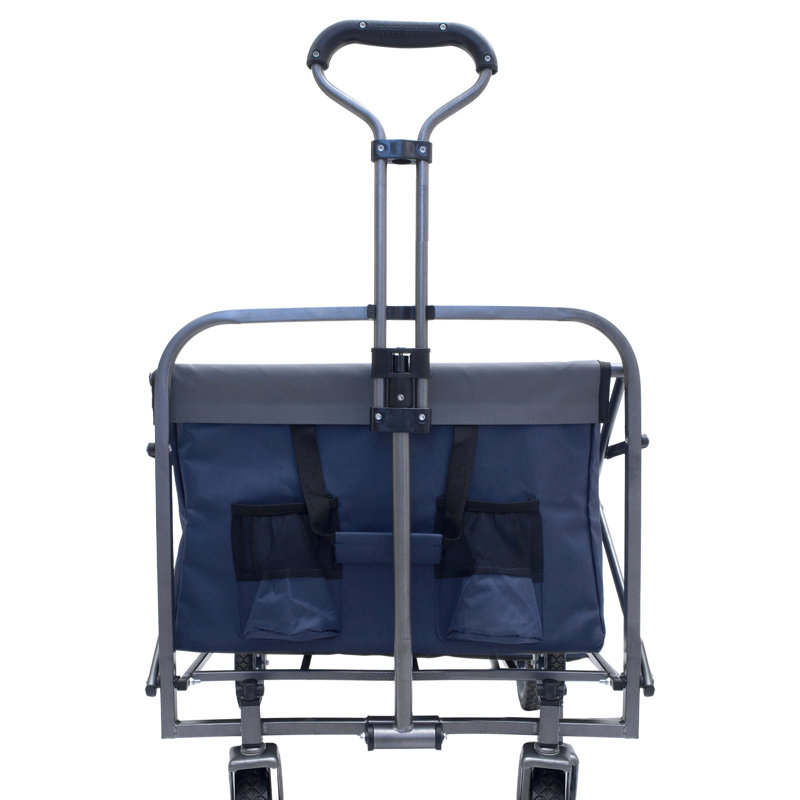 Chariot de camping pliant polyvalent pour l'extérieur, Marine