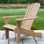 Aredale Solid Wood Adirondack Chair with Ottoman-1469960014