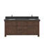Aberdeen 72 In. Double Sink Blue Limestone Countertop Vanity In Rustic Sierra With Mirrors-669603103-663352194-601687166