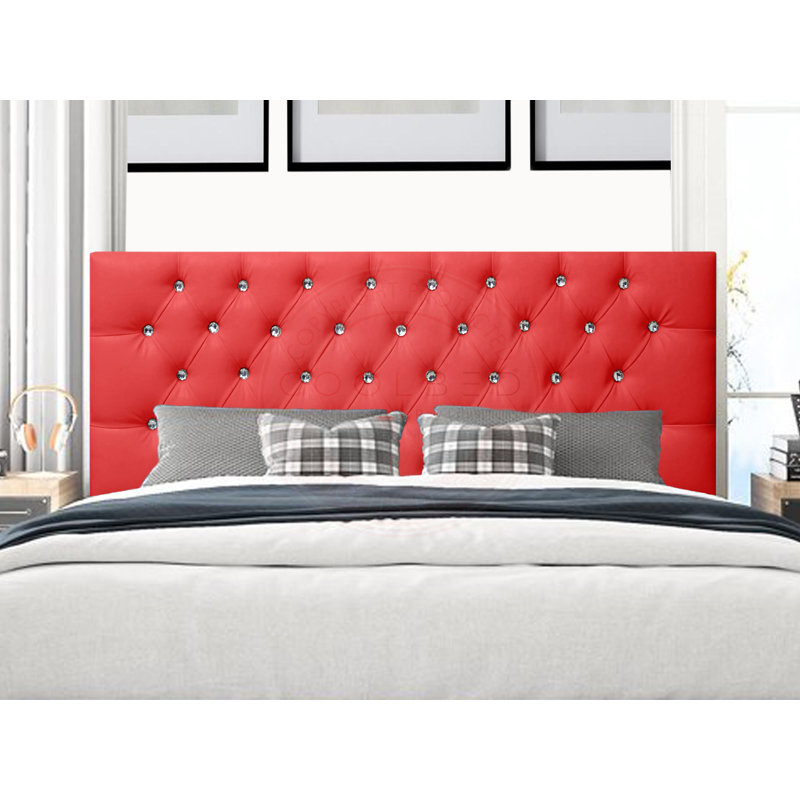 Lechlade Upholstered Headboard, Small Double (4'), Red