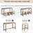 Versatile Bar Table Set with Power Outlet and Comfortable Stools for Modern Living Spaces-133274827-133274825-133274839