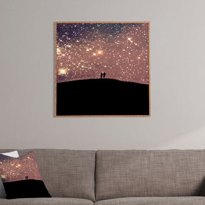 « stargaze », reproduction de photo encadrée