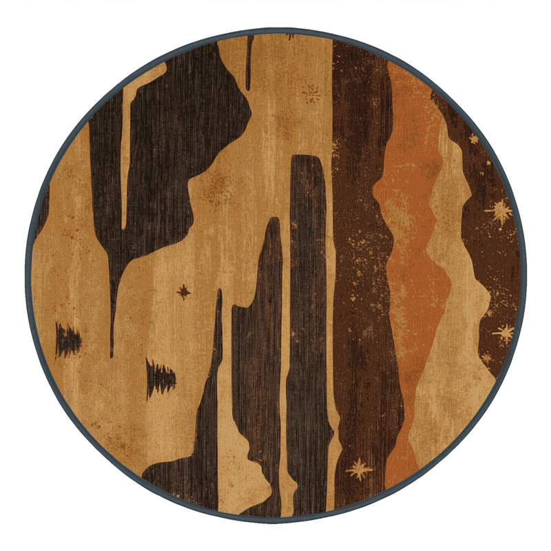 Scarlet Plateau Rug, Round 4'