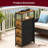 Narrow Nightstand Set Of 2, Slim Bedside Table With 3 Drawers For Small Spaces, Farmhouse Style Thin Side Table For Bedroom Or Living Room