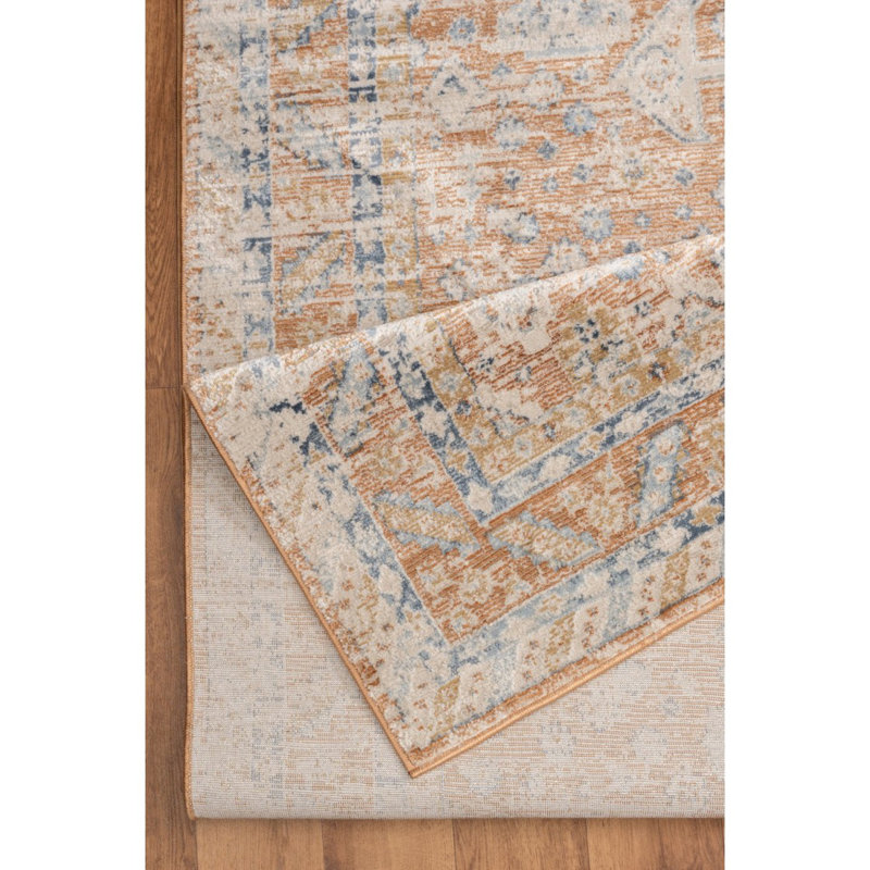 Noble GC_GEN7004 Rust 2 Ft. X 3 Ft. Area Rug, Rectangle 2' x 3'