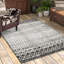 Tapis ivoire et gris anthracite tissé au métier mécanique Lashavia-36811263