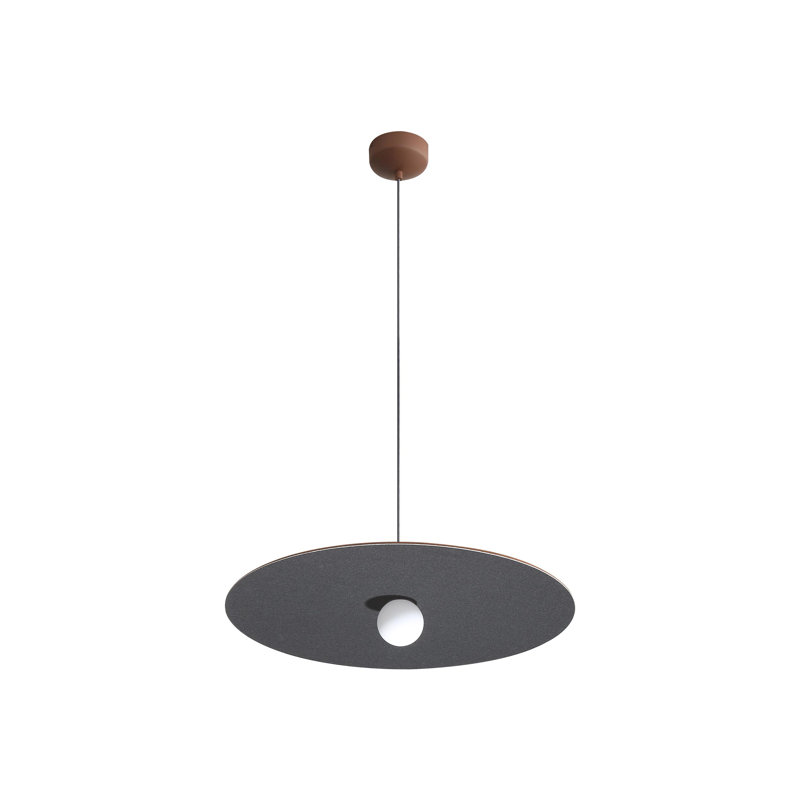 Meier 24" LED Pendant in Coffee, Brown