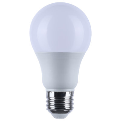 9.1 Watt A19 LED 5000K CCT Medium Base White Finish 12V-24VAC 12V-34VDC