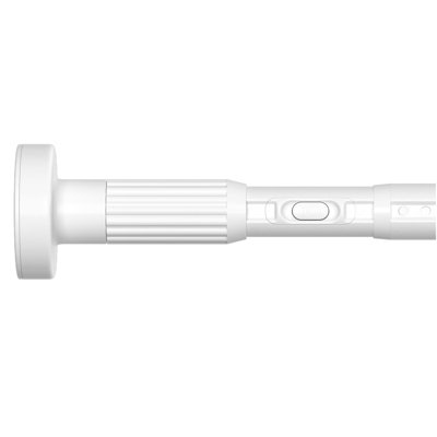 Tringle à rideaux à tension extra longue 41-146 pouces - Tringle à tension réglable haute résistance sans perceuse de 1,26 po de diamètre pour rideaux de patio, de fenêtre, de salle de bain et de salon