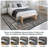 Floral Area Rugs for Living Room Washable Rugs Non Slip Boho Dining Room Carpet Vintage Botanical Print Low Pile Soft Carpet for Office Nursery Farmhouse-557840032
