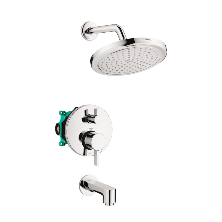 Croma Pressure Balanced Tub and Shower Faucet with Rough-in Valve