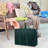  Large Capacity Storage Travel Bag, Non-woven Heavy Duty Moving Bags with Strong Handles & Zippers, College Dorm Room Essentials, Green-1922646780