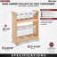 Rev-A-Shelf Wood Base Cabinet OXO Pull Out Organizer with Soft Close