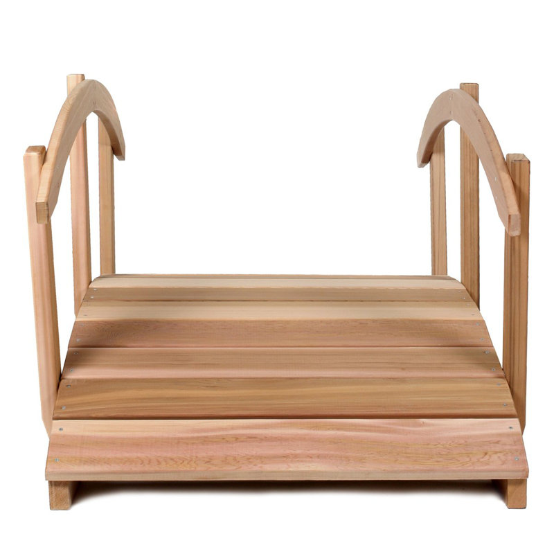Cuadra Garden Bridge with Side Rails, 72"