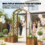 170.5cm W x 42cm D Solid Wood Arbour in Brown