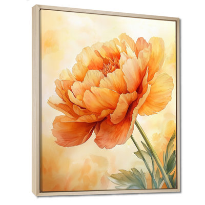 Art sur toile pivoines ensoleillées I