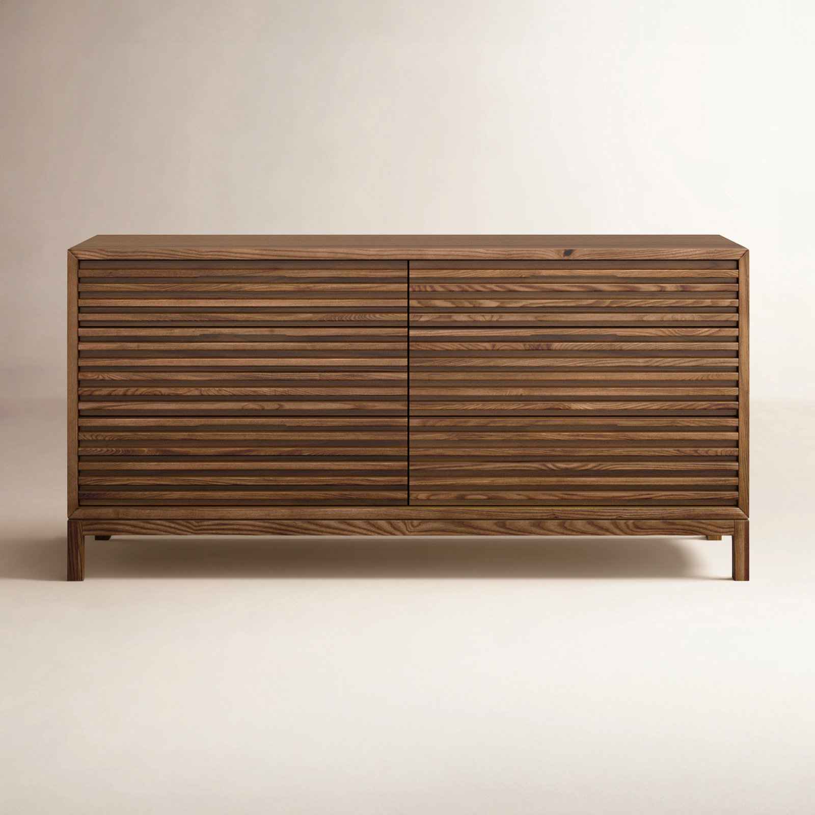 Finnian 6 Drawer Dresser, Walnut