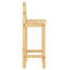Aastha Solid Wood Counter Stool-1033937366
