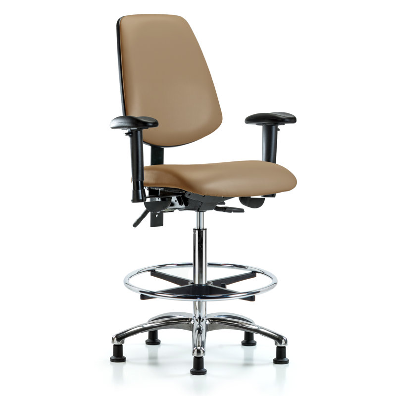Chaise de dessin Alberts, Patins, Non inclus, Taupe