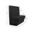 Single-Sided Restaurant Booth Seating - Black-117196485
