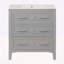 Meuble-lavabo 30 po avec lavabo-583473958