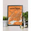 Montreal City Map - No Frame Print-1323872375