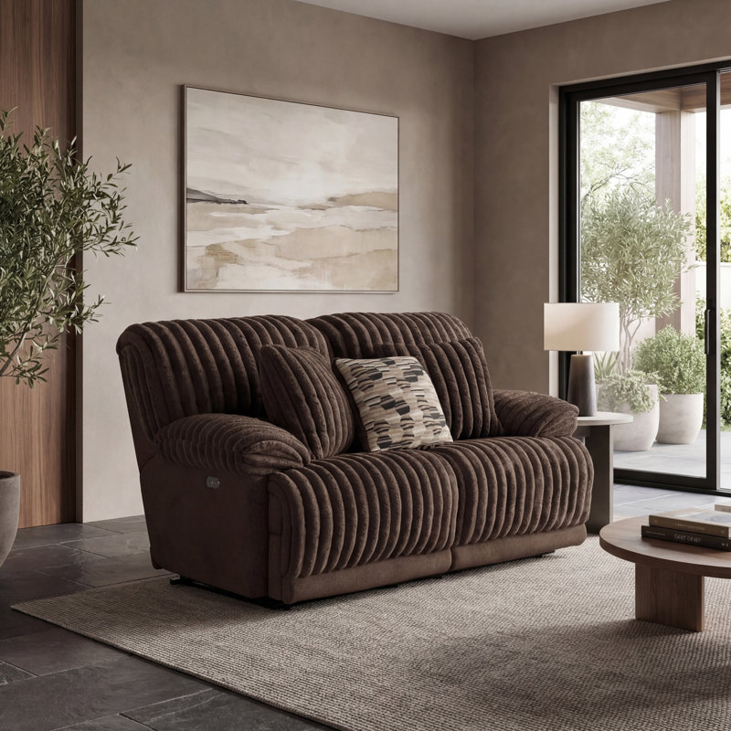 Jahlil 66'' Pillow Top Arms Reclining Loveseat, Power - Push Button