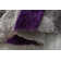 Thionville Shag Purple/Grey Shag Area Rug