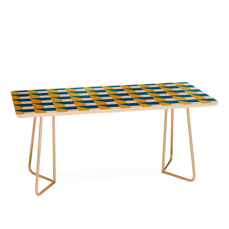 Solid Wood Top Single Coffee Table