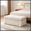 Banc rembourré en chenille avec rangement rabattable-262332312