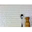 Metro Cubes 1 in. x 12 in. Textured Glass Straight Edge Trim Decorative Kitchen & Bathroom Wall Tile-36935945