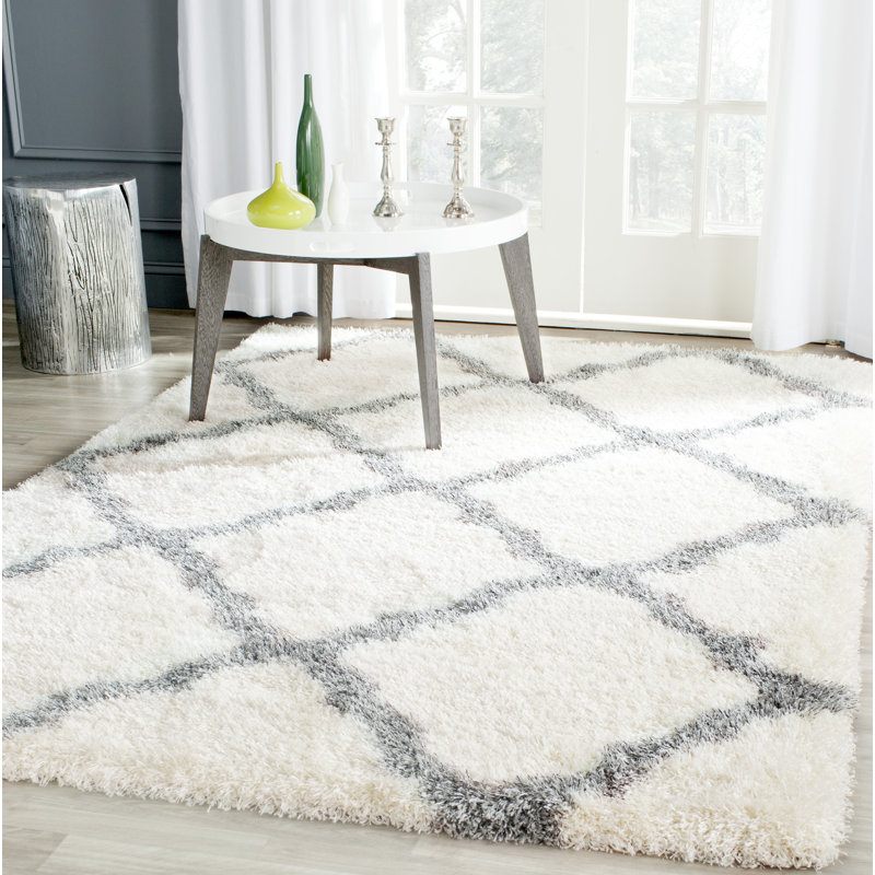 Rune Geometric Hand Woven Indoor / Outdoor Area Rug, Rectangle 122 x 183 cm