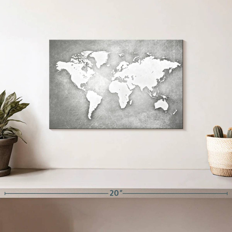 Aliaz White World Map