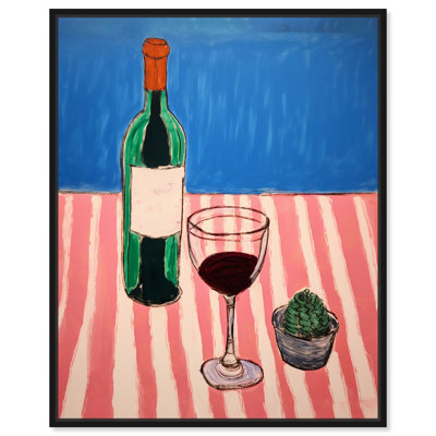 «Wine At Cancun», impressions estivales sur toile par Art Remedy