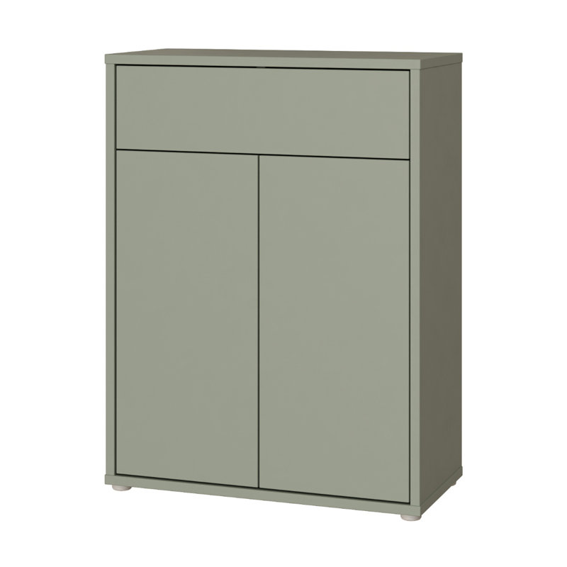 Saabir 9 Pair Shoe Storage Cabinet, Green