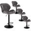 Dequavious Swivel Yes Upholstered Velvet Yes Bar Stool with Steel Frame-1125359100-1219809670